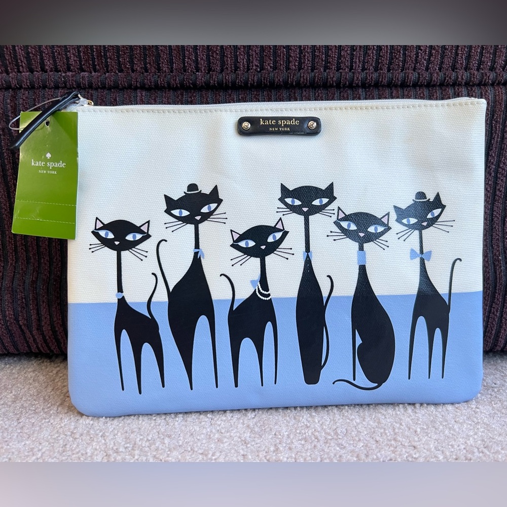 NWT Kate spade makeup bag pouch travel bag